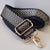 Suprene Bags Handbag & Wallet Accessories Black and Gold Bag Strap - Chevron