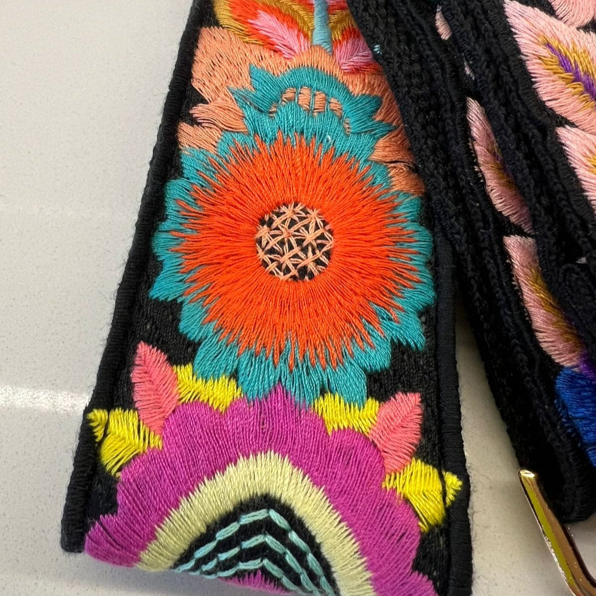 Suprene Bags Handbag & Wallet Accessories Premium Strap - Embroidered  Boho Chic