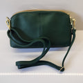 Suprene Bags Handbags Green Swift Crossbody Bag