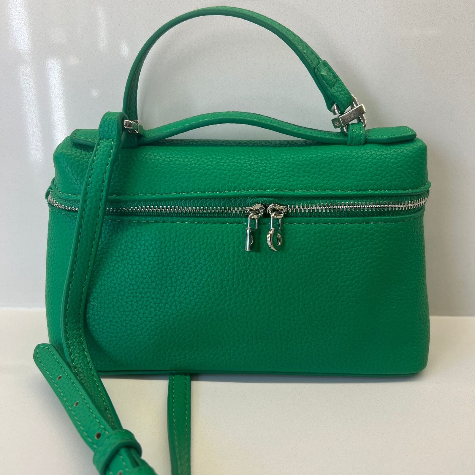 Suprene Bags Handbags Green The Mini Crossbody Bag