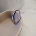 Suprene Bags Silver / Size 6 Eternity Zirconia Ring