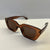 Suprene Bags Sunglasses Amber Suprene Square Sunglasses