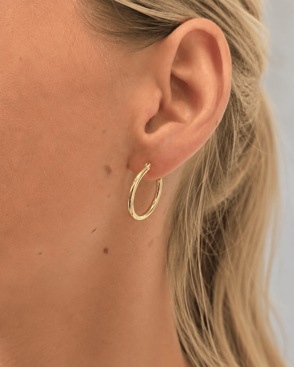 Suprene Collective Earrings Silver Hoop Earrings