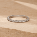 Suprene Collective Rings 6 Full Eternity Moissanite Ring