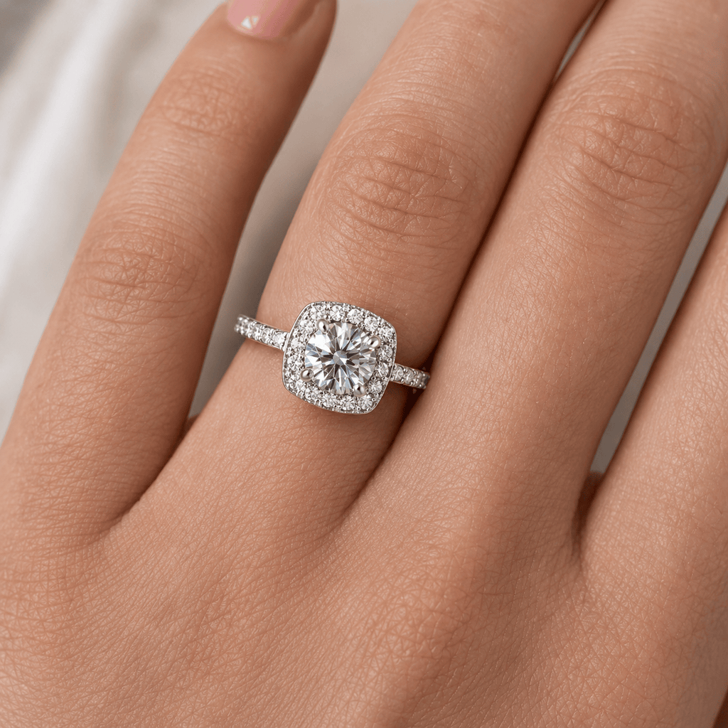 Suprene Collective Rings Luna Moissanite Ring
