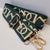 Suprene Bags Bag Accessories Dark Green Stirrup Pattern Bag Strap Collection