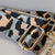 Suprene Bags Bag Accessories Light Grey Leopard Print Bag Strap Collection