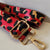 Suprene Bags Bag Accessories Red Leopard Print Bag Strap Collection