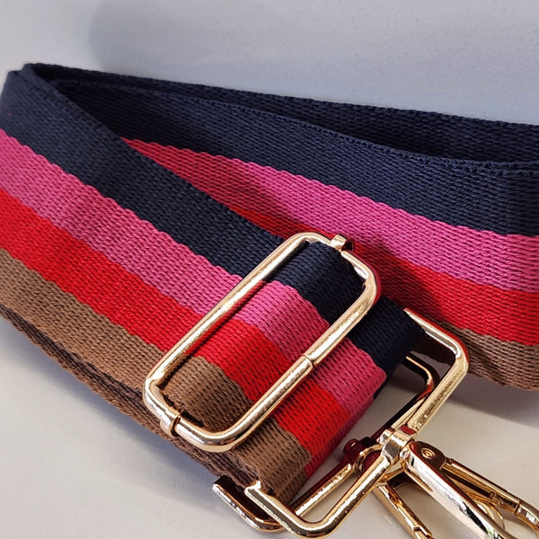 Black/Red Striped Strap