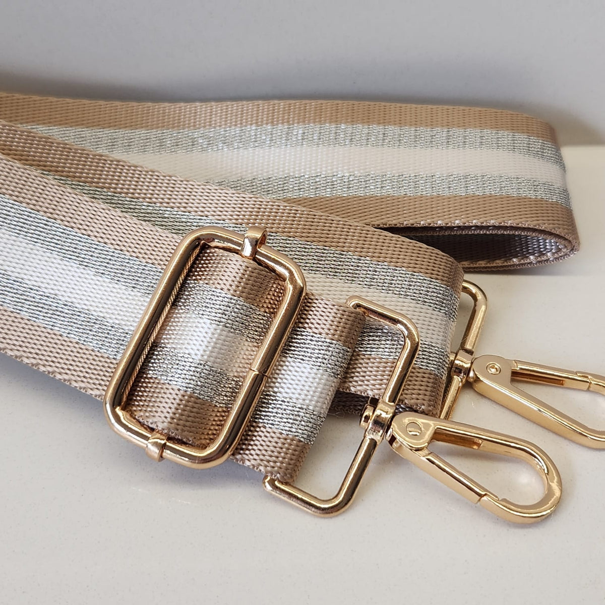 Beige bag strap best sale