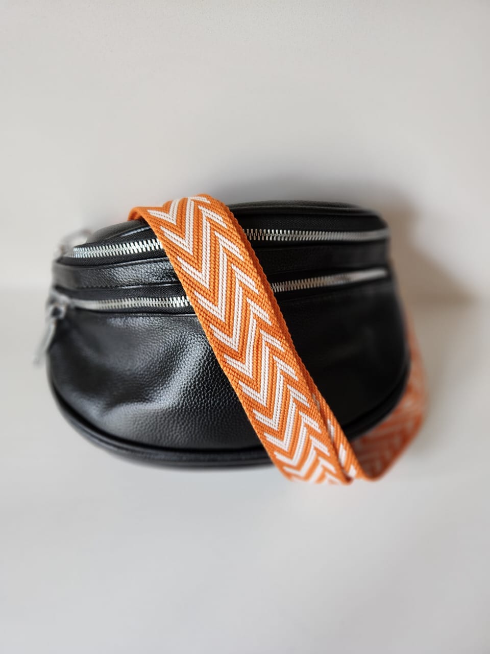 Suprene Bags Handbag & Wallet Accessories Bag Strap - Chevron Pumpkin