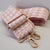 Suprene Bags Handbag & Wallet Accessories Pink Bag Strap - Houndstooth